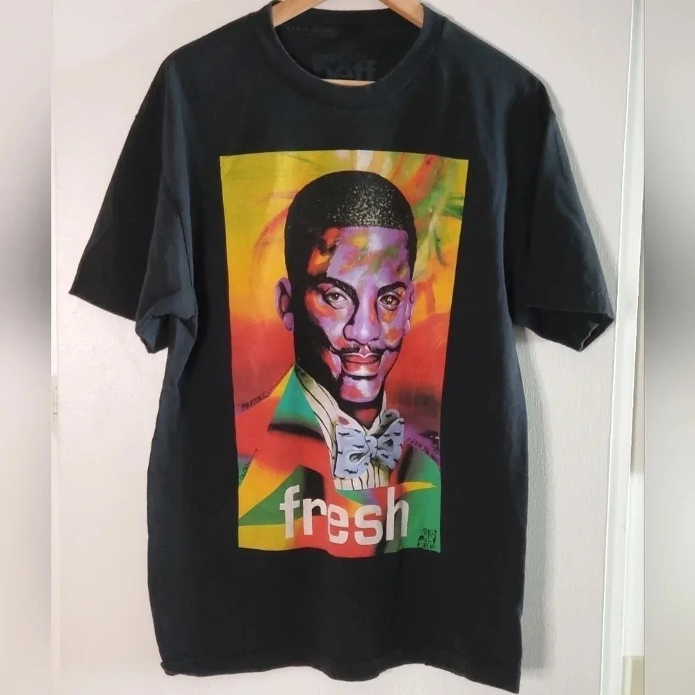 Madsteez for Neff Fresh Prince of Bel Air Carlton Graphic T-Shirt Size Large
